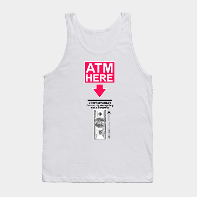 Funny ATM Halloween Costume Tank Top by dejaliyah